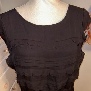 LC Lauren Conrad Black Off the Shoulder Sundress